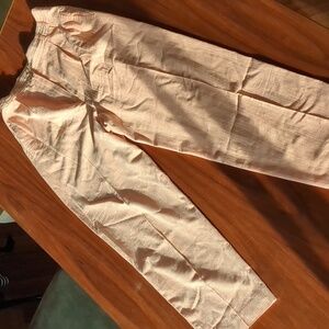 Peach Linen Pants